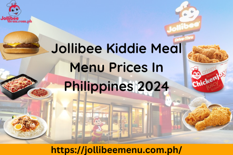 Jollibee Kiddie Meal Menu