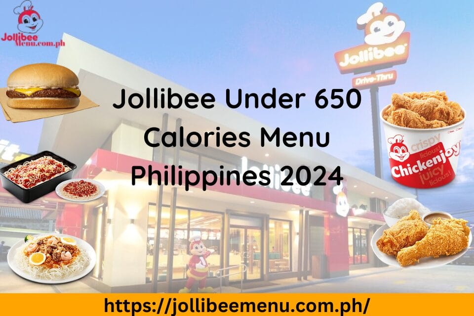 Under 650 Calories Menu